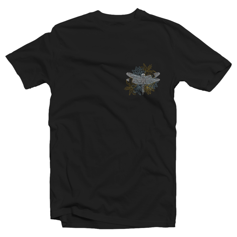Dragonflower (Pocket Print) Unisex T-Shirt