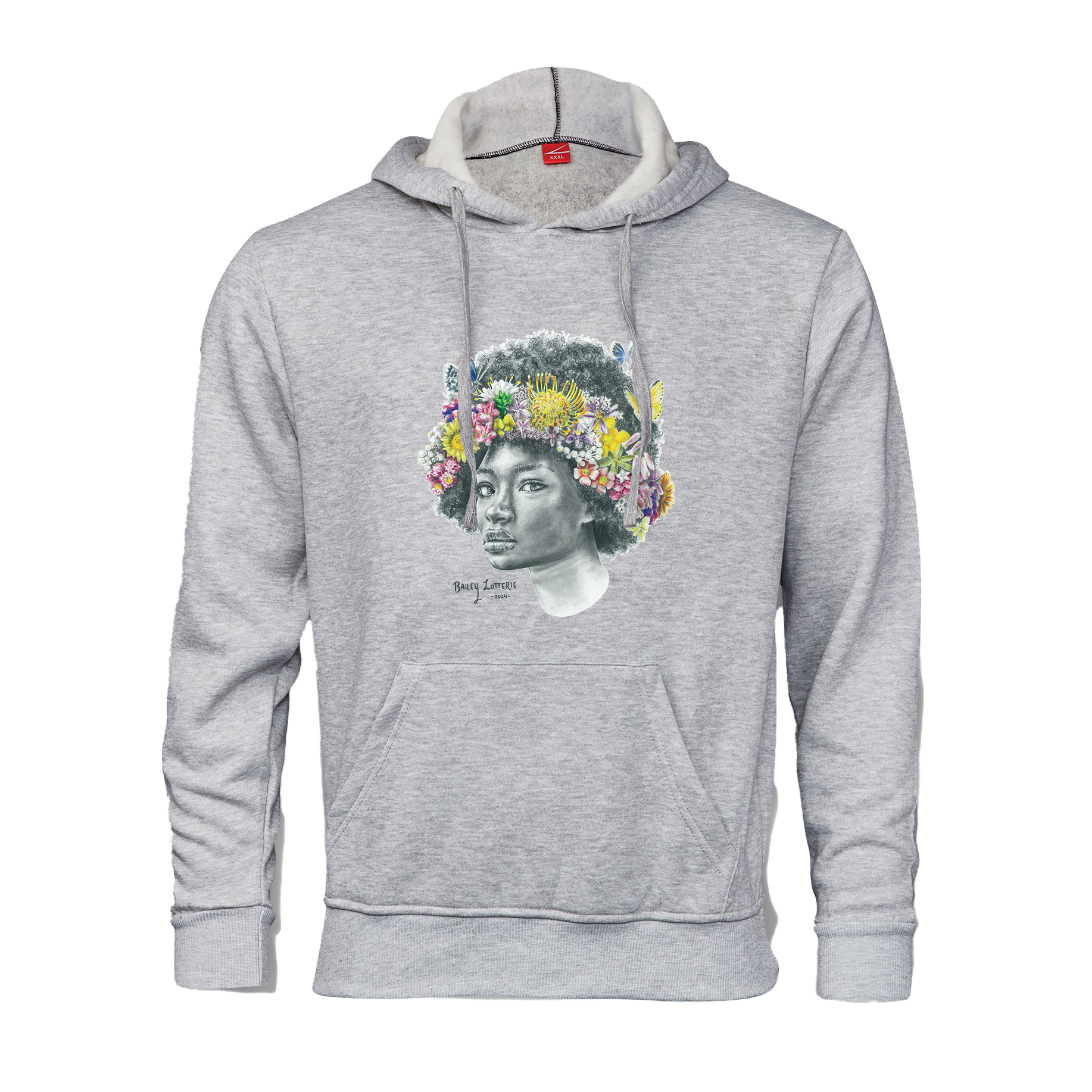Princess by Bailey Lotterie (Chest Print) Base Hoodie - Image 3
