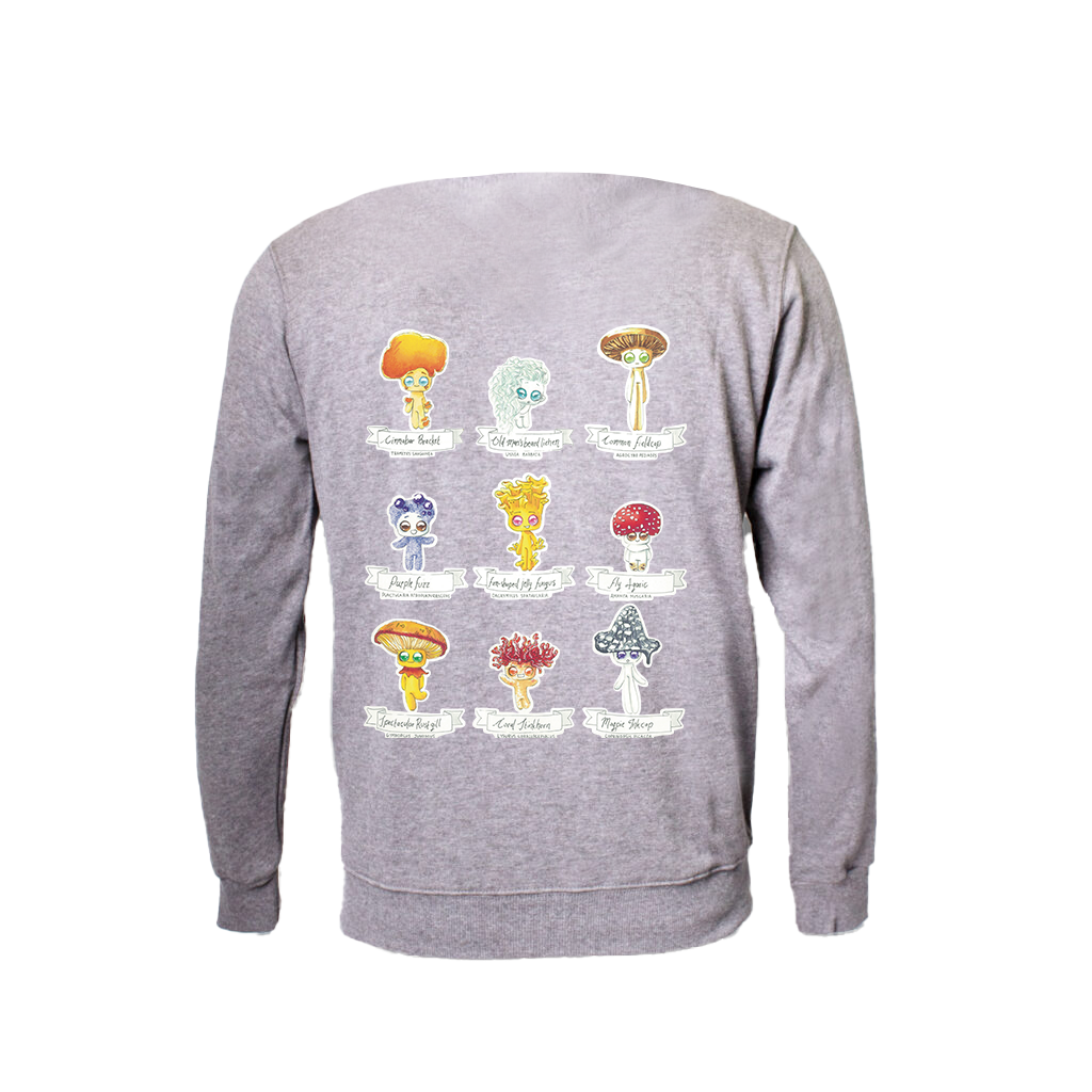 People of the Trees (Back & Left Pocket Print) Unisex Basic Crew Neck Sweater