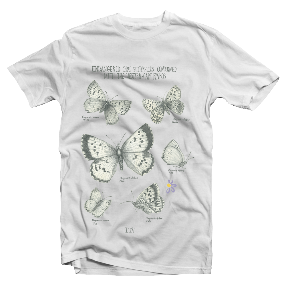 Beauty in the Wings (Chest Print) Unisex Premium T-Shirt - Image 3